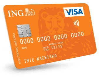 Karta płatnicza Visa do Konta z Lwem Direct