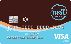 Nest Konto - karta płatnicza