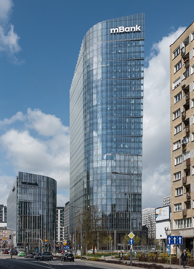 budynek mBanku w Warszawie