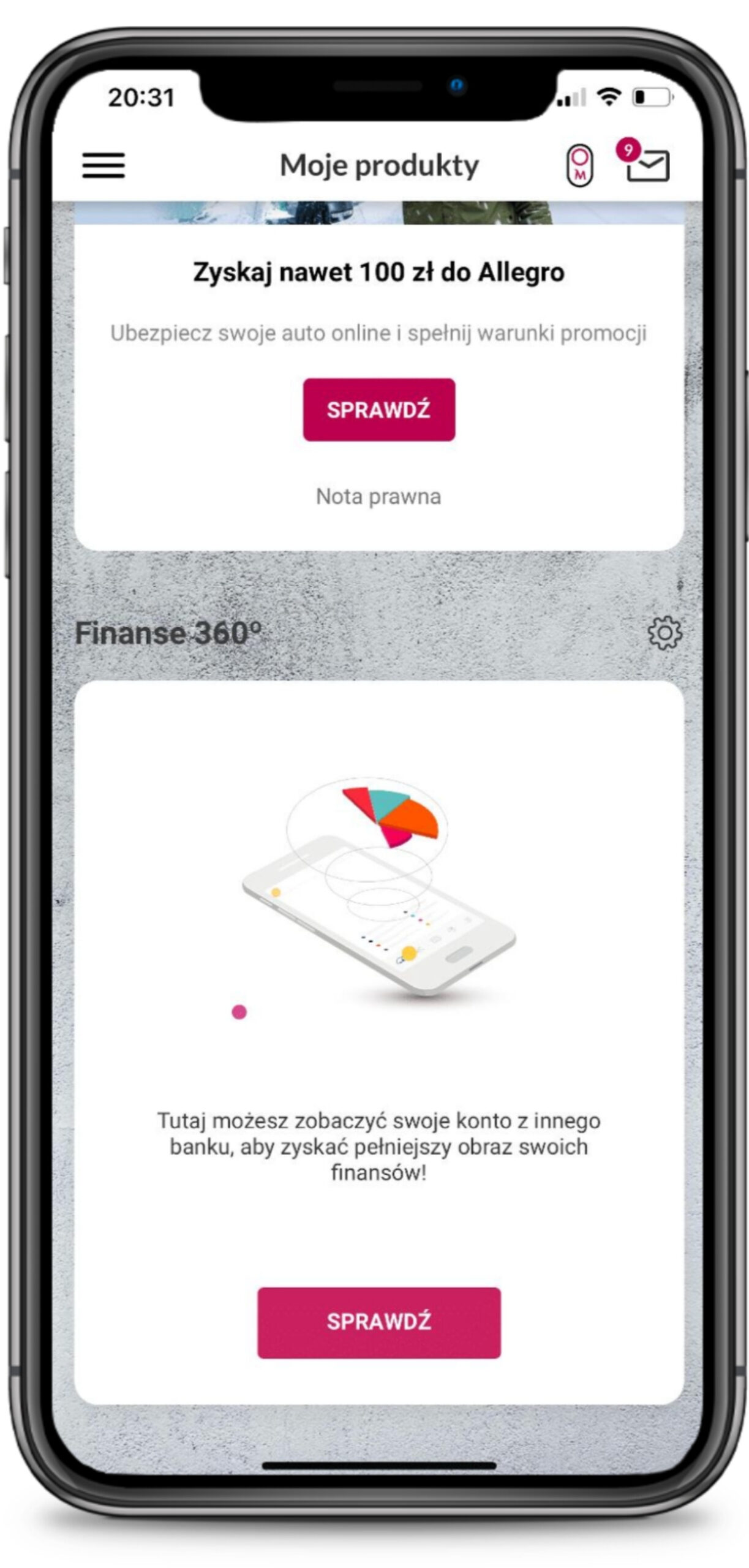 aplikacja Millennium banku - obrazek 2 (02.2022)