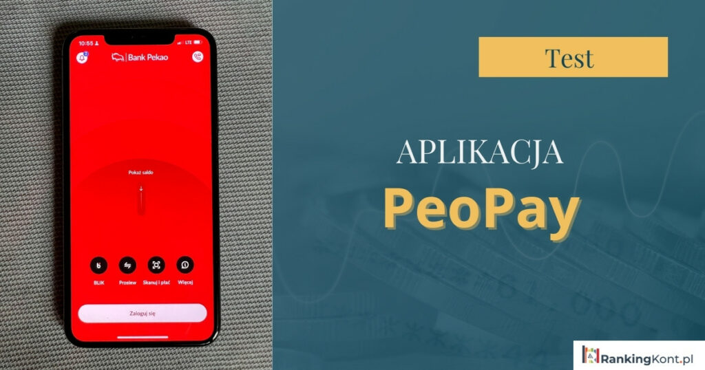 test aplikacji PeoPay banku Pekao
