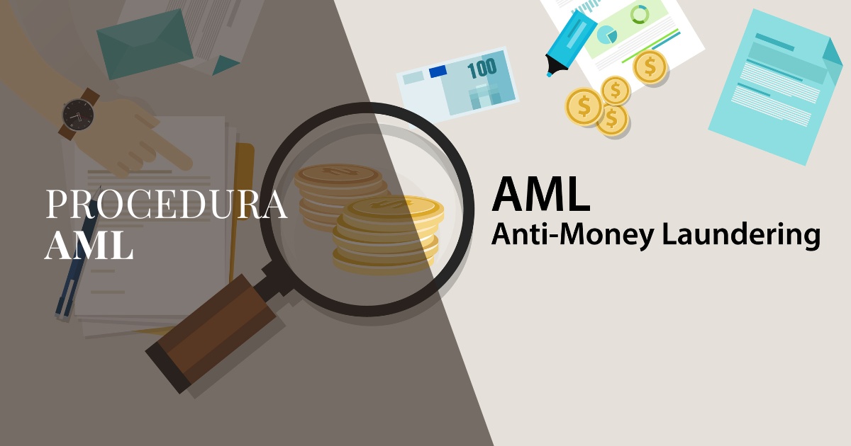 obrazek, który symbolizuje procedurę AML - Anti-Money Laudering, będącą przedmiotem tego artykułu