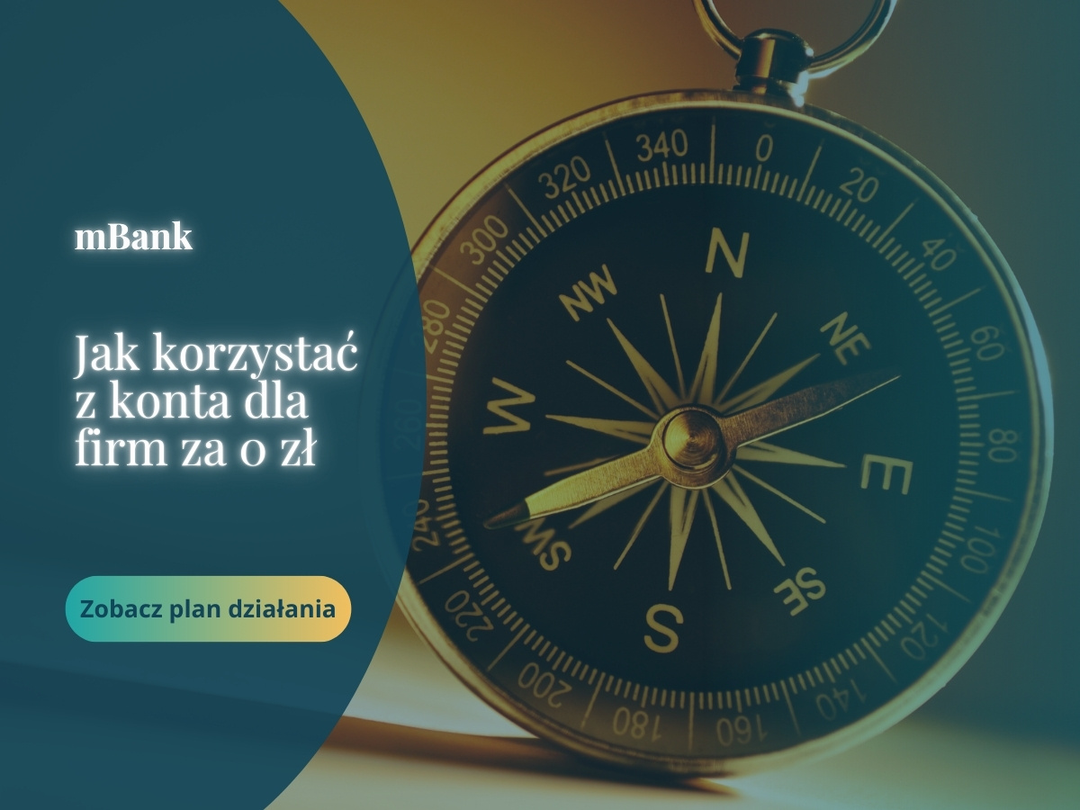 promocja konta firmowego w mBanku w wersji mobilnej - obrazek wyróżniony wpisu